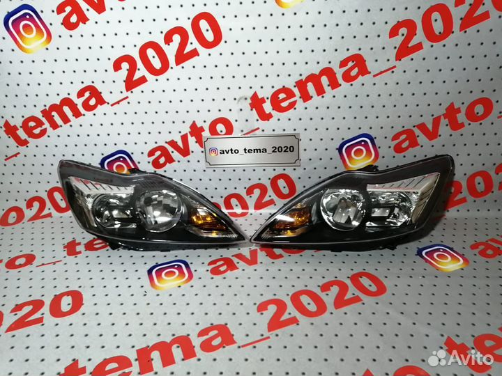 Фара черн Ford Focus 2, 08-11