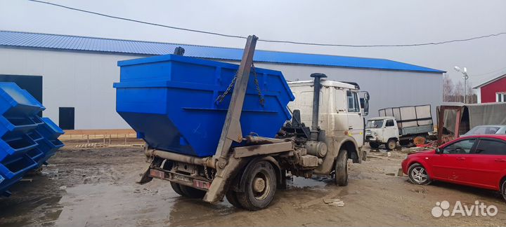 Вывоз мусора контейнером 8 м3