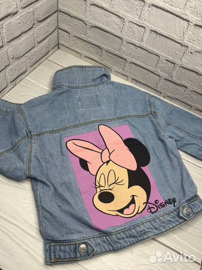 Джинсовая куртка zara для девочки 86