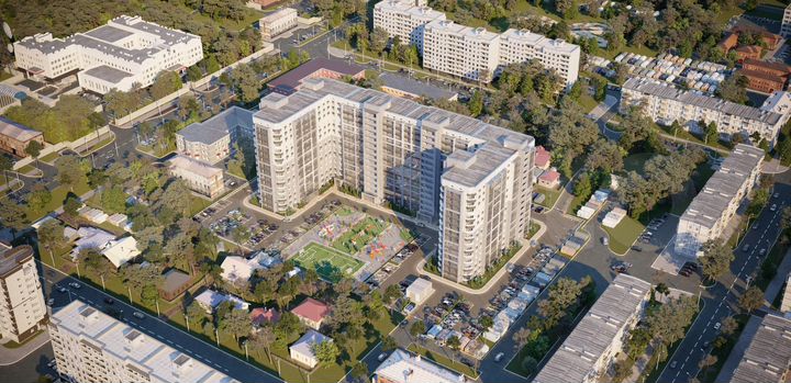 3-к. квартира, 76,3 м², 2/14 эт.