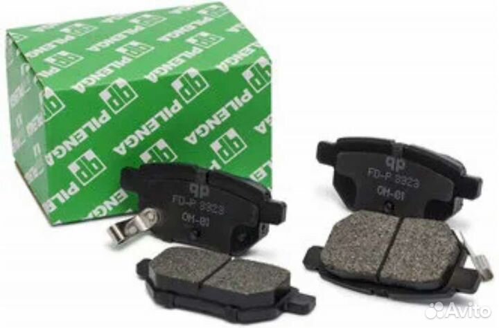 Тормозные колодки toyota corolla 150