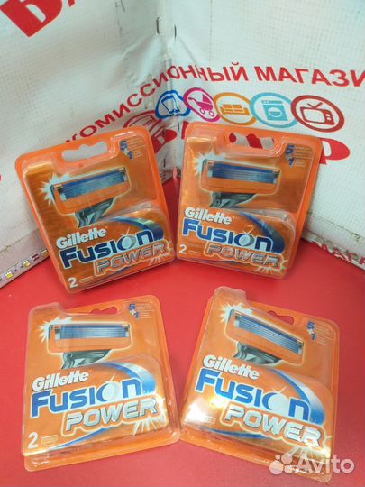 Касета Gilette Fusion в ассортименте