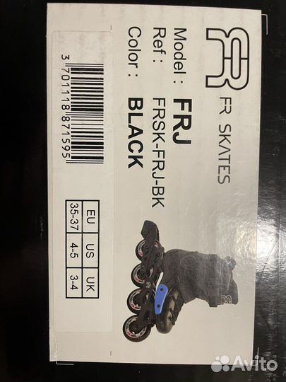 Роликовые коньки FR skates FR J р.35-37