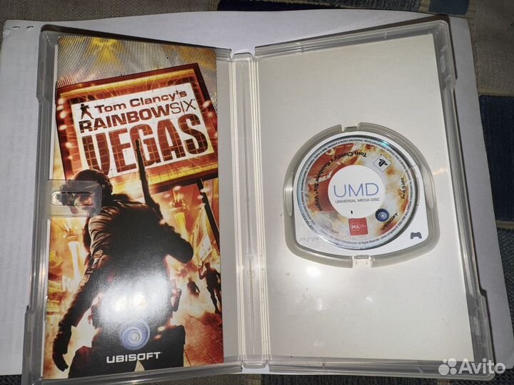 Диск Tom Clancy's Rainbow Six: Vegas для PSP