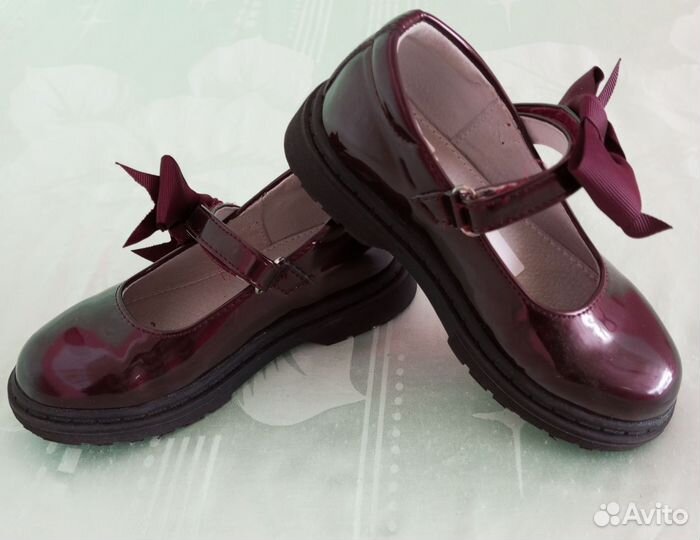 Туфли с бантиком для девочки 28 размер