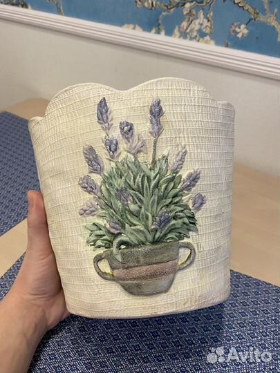 Горшок для цветов керамика