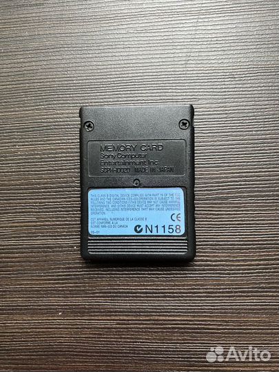 Карта памяти Memory Card 8 мв для PS2