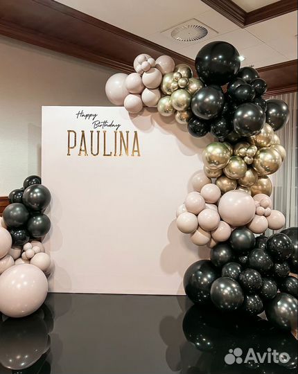 Фотозона из шаров декор на свадьбу, день рождение