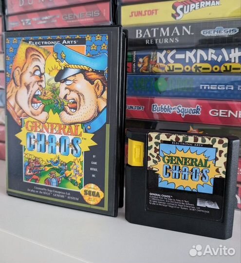 Лицензионная игра Generals Sega Genesis
