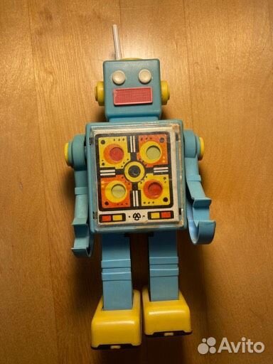 Робот Заводной СССР Механическая Игрушка лзм