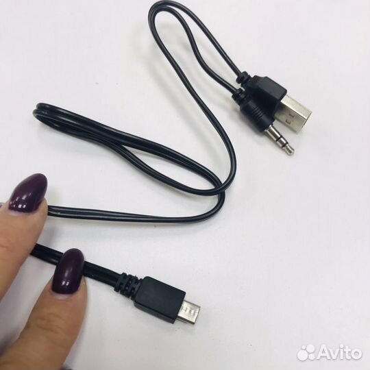 Кабель аудио разветвитель Jack 3.5 - USB Am\microB