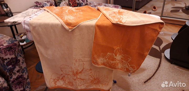 Махровые полотенца бу