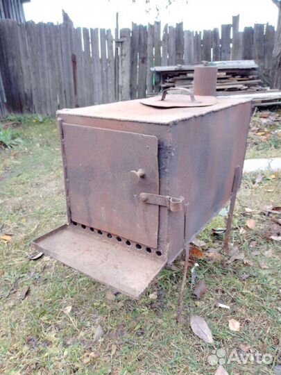 Печь буржуйка для гаража бу