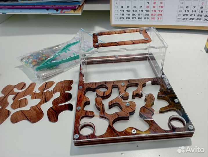 Муравьиная ферма с сертификатом на муравьёв