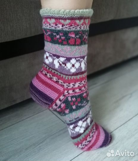 Носки вязаные ручной работы