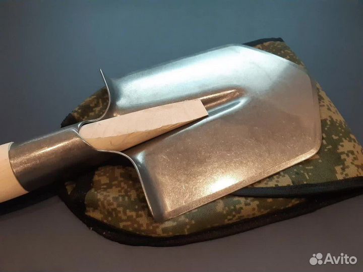 Титановая саперная лопата с чехлом