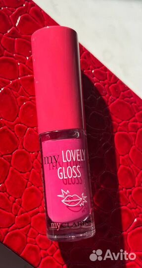 Clarins блеск для губ розовый