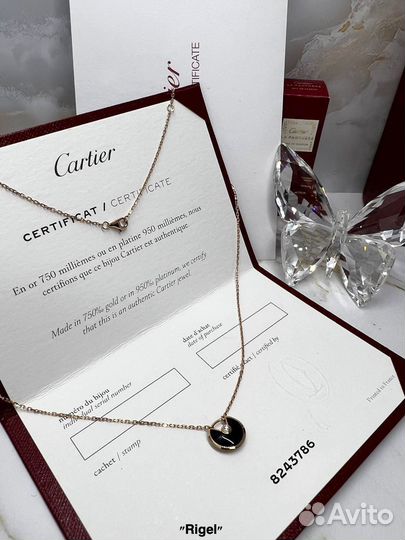 Колье Amullete de Cartier из розового золота 750 п