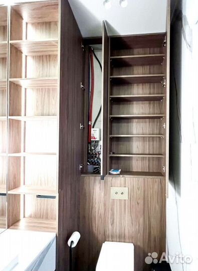 Влагостойкие шкафы для ванной комнаты на заказ