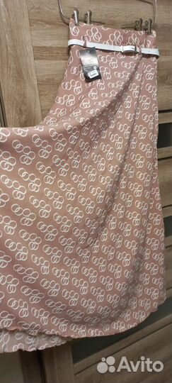 Юбка шифоновая в пол 44 размер