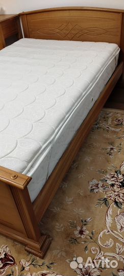 Кровать двухспальная с матрасом бу 140 200