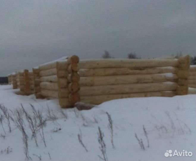 Сруб банный