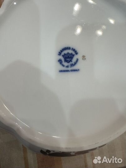 Золотая роза - Кобальт - Мелкий узор