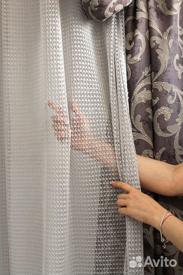 Тюль сетка Готовый + под заказ