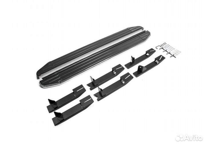 Пороги Подножки Ssang Yong Rexton 2007-16 Premium