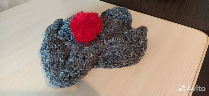 Вязаный берет эксклюзив