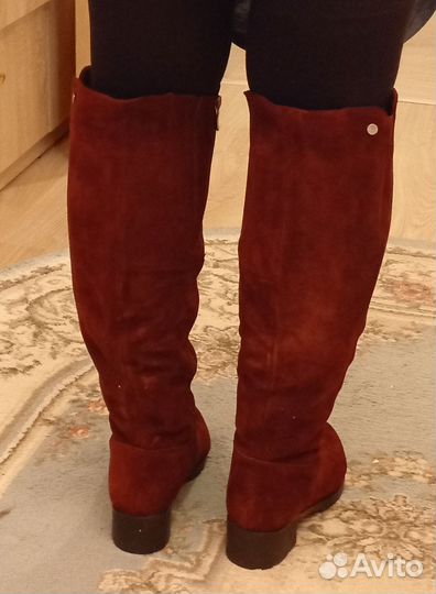 Сапоги женские зимние замшевые 40 размера