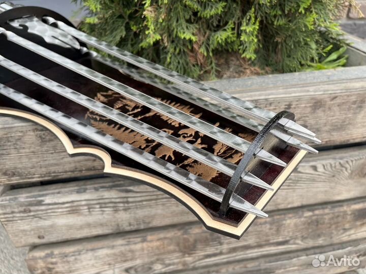 Подарочный набор шампуров на щите