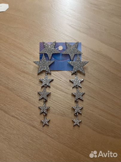 Серьги звезды