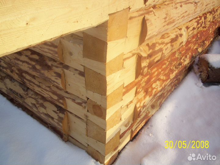 Срубы бань домов и дачь