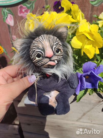 Кот Бегемот. Игрушка ручной работы