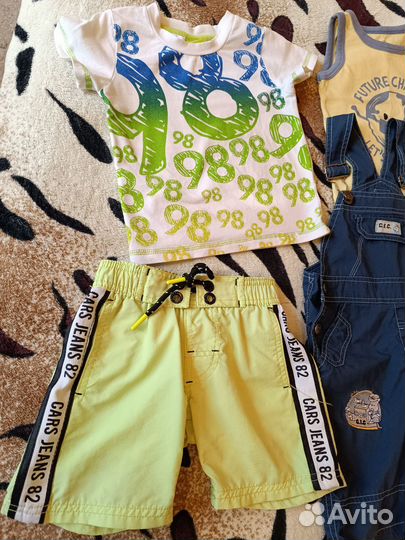 Пакет летней одежды на мальчика 80-86