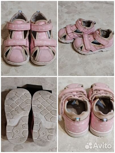Обувь для девочки на весну - лето