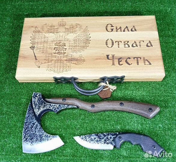 Набор топор + нож (подарочный)