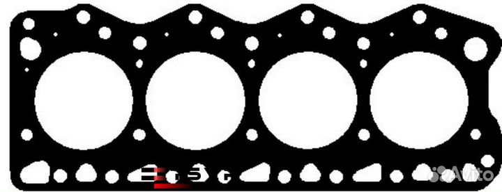 Elring 863.120 прокладка ГБЦ iveco 8140.23/38/43 1