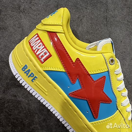 Bape bapesta Marvel кроссовки