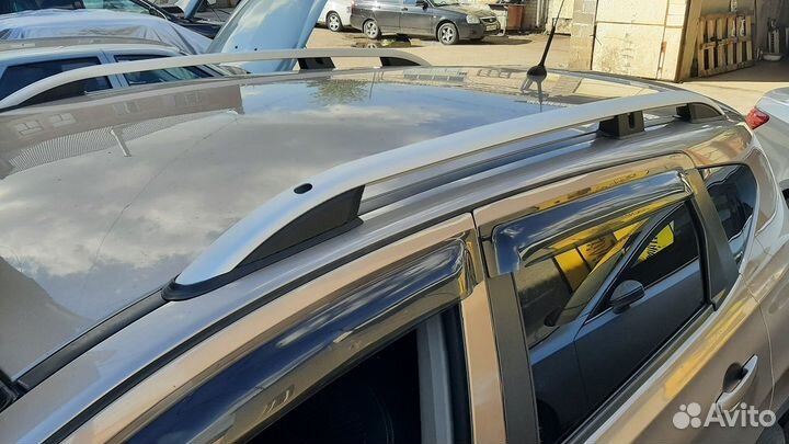 Рейлинги на крышу Nissan Qashqai, серые
