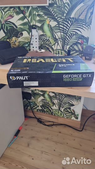 Видеокарта Palit geforce gtx 1660 super gaming pro