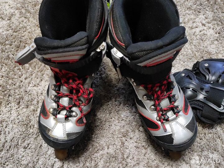 Ролики детские раздвижные 34-37