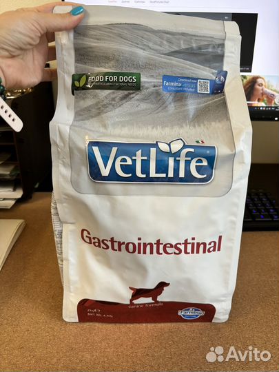 Корм для собак Vetlife Gasterointestinal