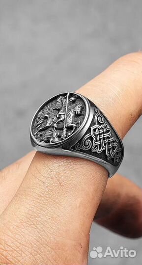 Перстни кольца мужские в ассортименте сталь р 22