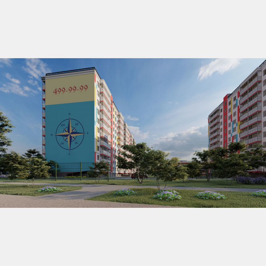 1-к. квартира, 58,5 м², 1/10 эт.