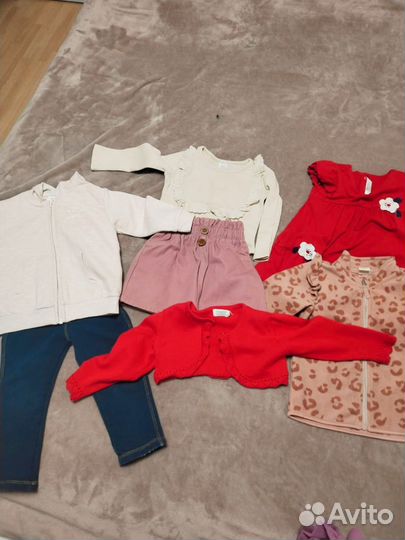 Вещи для девочек пакетом 80