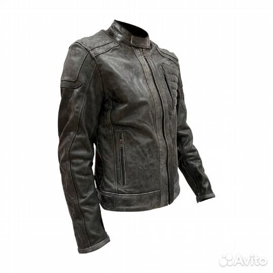 MCP Мотокуртка кожаная Houston серая