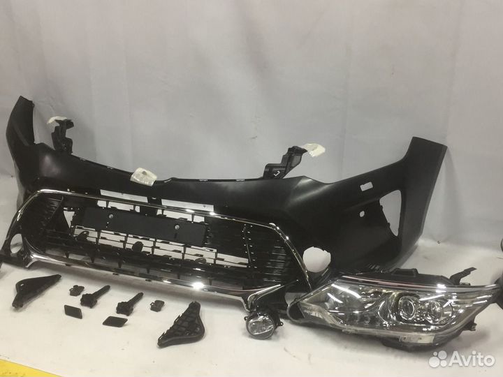 Toyota Camry v55 Бампер Фары Решетка Рестайлинг 2