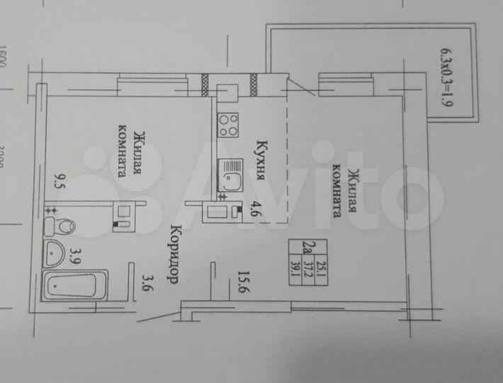 1-к. квартира, 40 м², 11/16 эт.